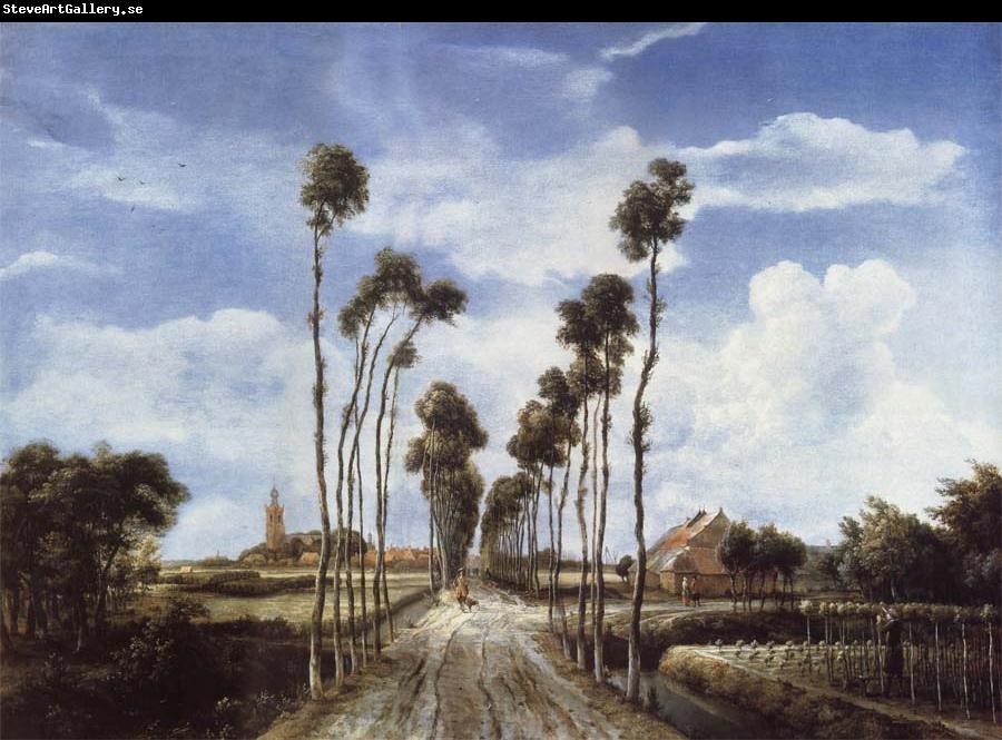 Meindert Hobbema The Avenue at Middelharnis